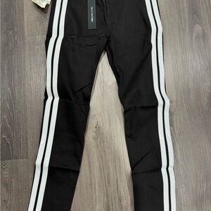 Rag & Bone Black and White Skinny Jeans